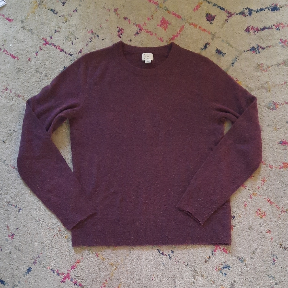 A New Day Crew Neck Sweater Purple Small
